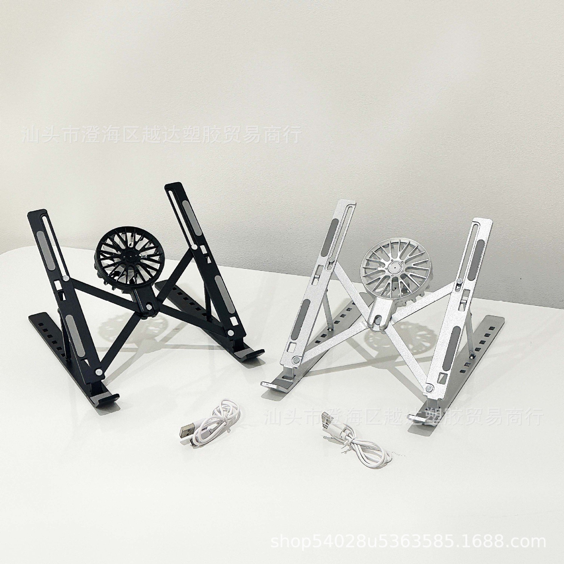 Laptop stand with cooling system